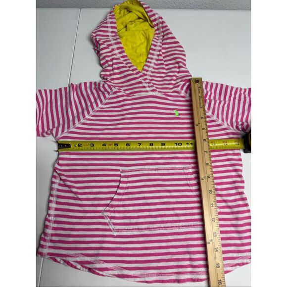 Polo Ralph Lauren Girls Cotton Striped Hoodie Pocket Long Sleeve Sz 6X See Notes - Picture 3 of 8